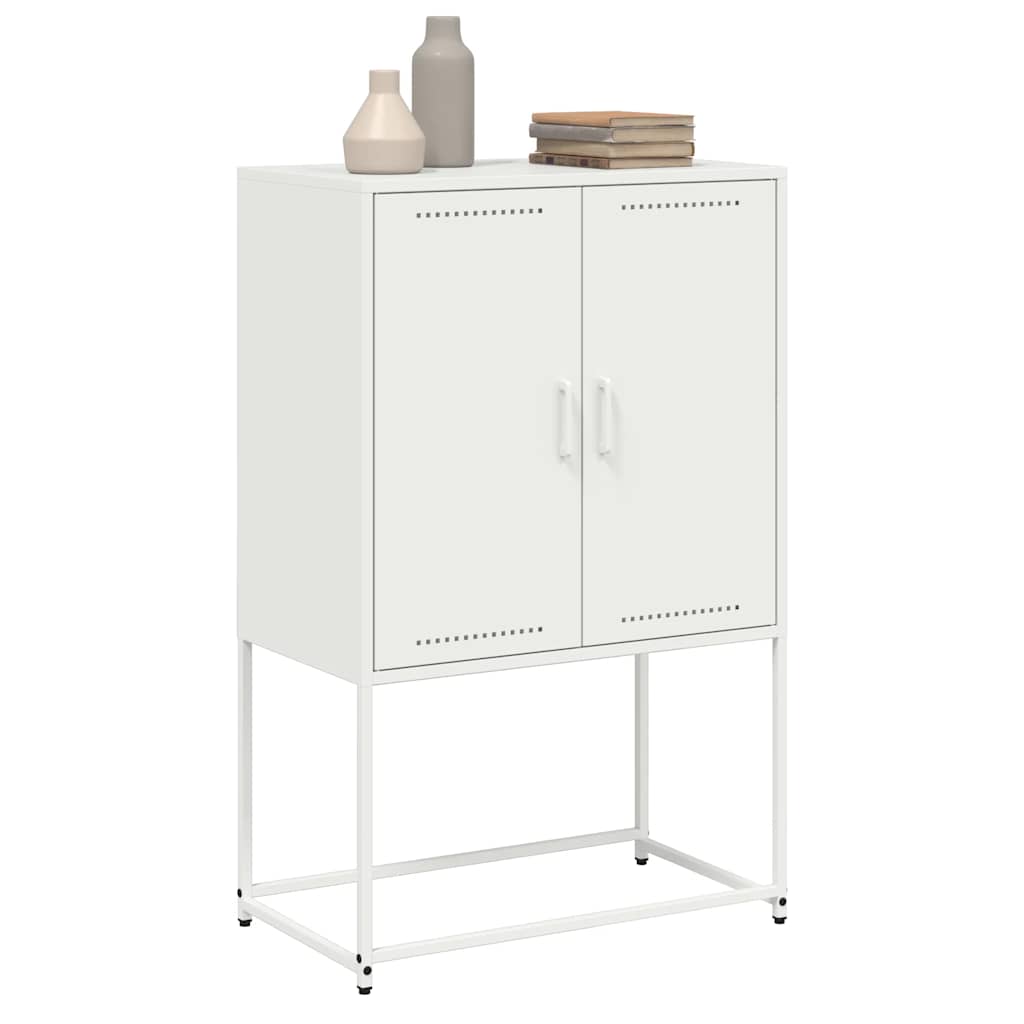 skab 68,5x38,5x107 cm stål hvid