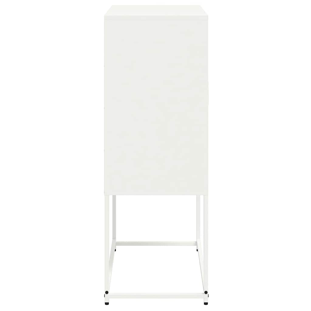 skab 68,5x38,5x107 cm stål hvid