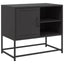 tv-bord 68x39x60,5 cm stål sort
