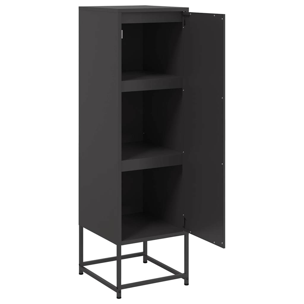 højskab 36x39x123 cm stål sort