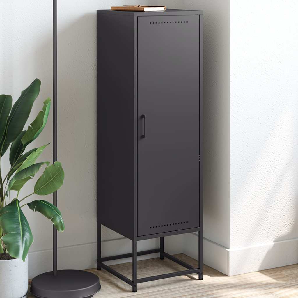 højskab 36x39x123 cm stål sort