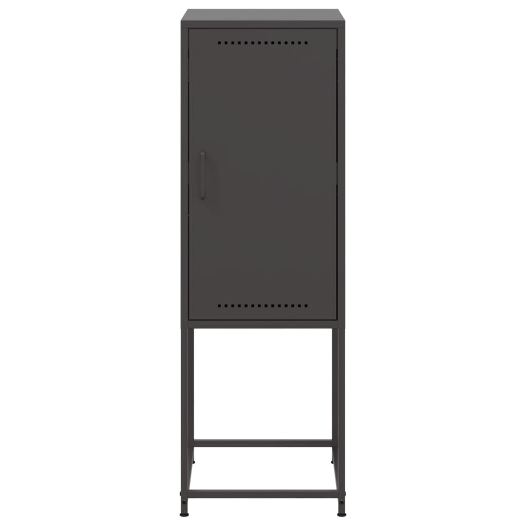 højskab 36x39x107 cm stål sort