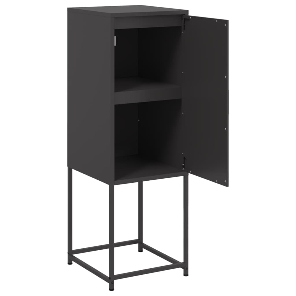 højskab 36x39x107 cm stål sort