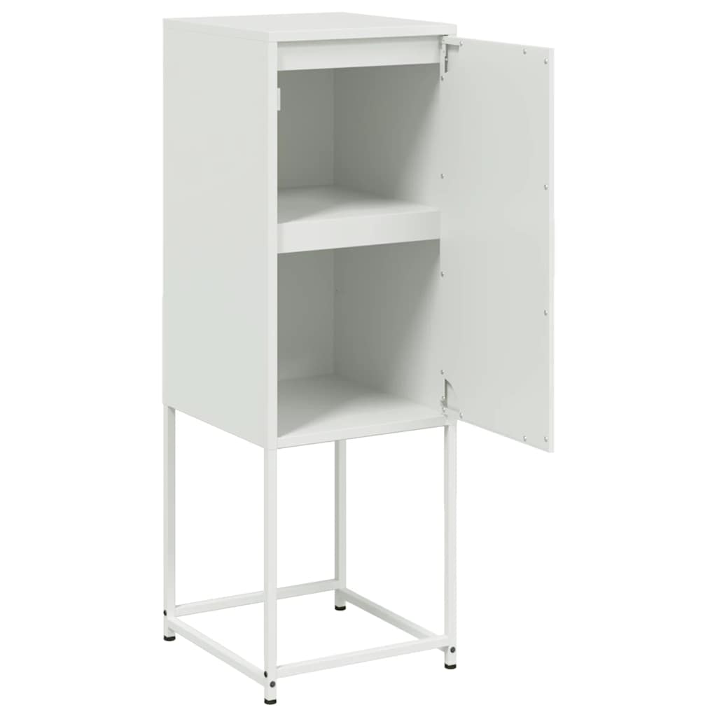 højskab 36x39x107 cm stål hvid