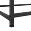 skab 100,5x39x107 cm stål sort
