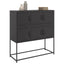 skab 100,5x39x107 cm stål sort