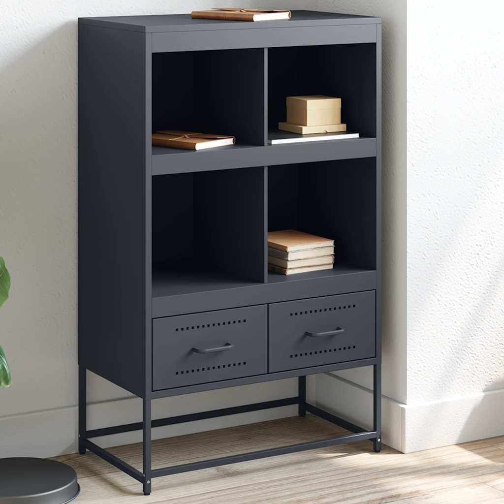 skab 68x39x111,5 cm stål antracitgrå