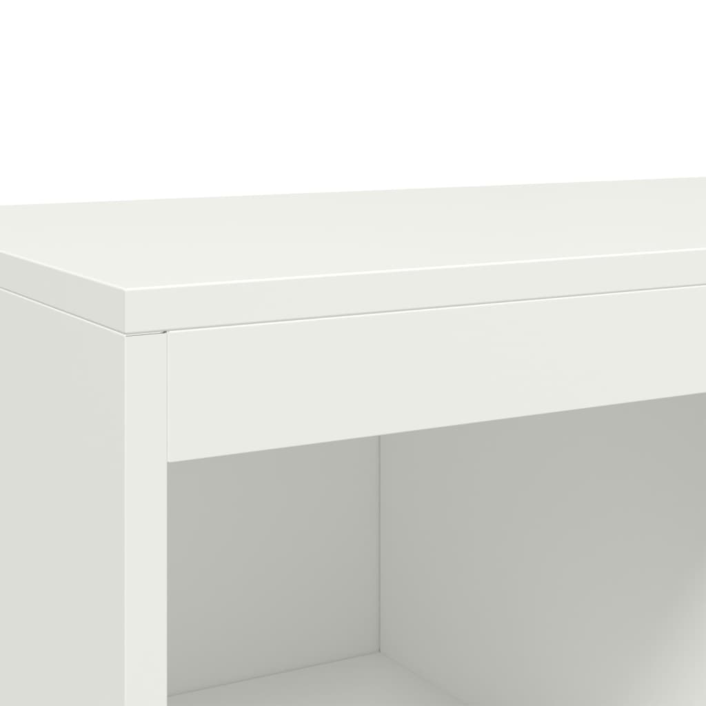 skab 68x39x111,5 cm stål hvid