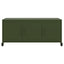 tv-bord 100,5x39x43,5 cm stål olivengrøn