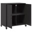 skab 68x39x72 cm stål sort