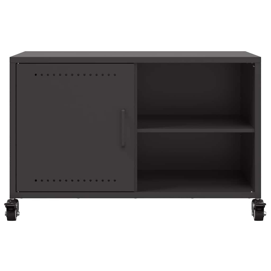 tv-bord 68x39x43,5 cm stål sort