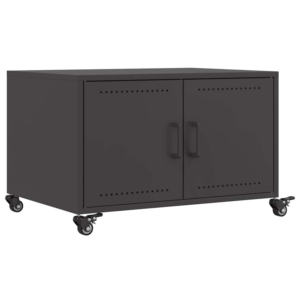 sofabord 68x50x43,5 cm stål sort