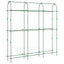 espalier til klatreplanter 181x31x182,5 cm U-ramme stål