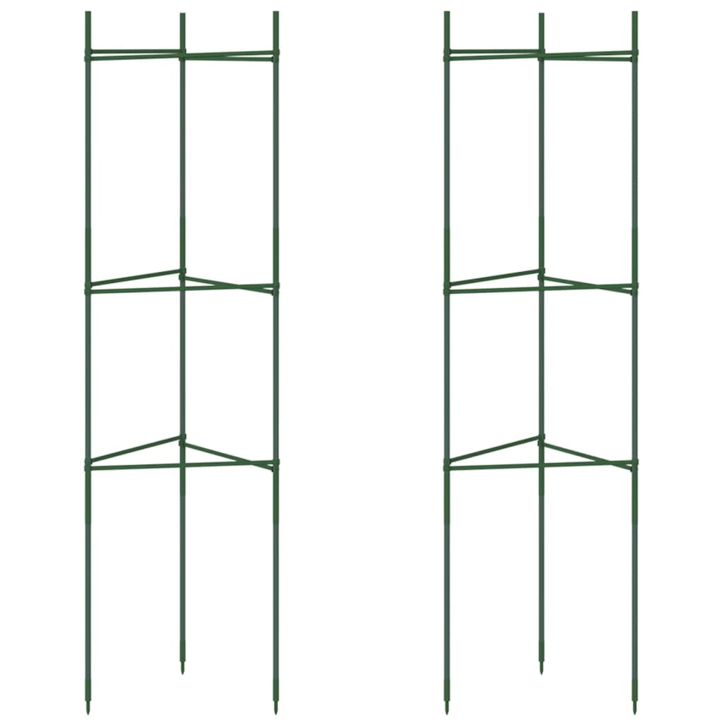 espalierer til tomater 2 stk. 116 cm stål og PP