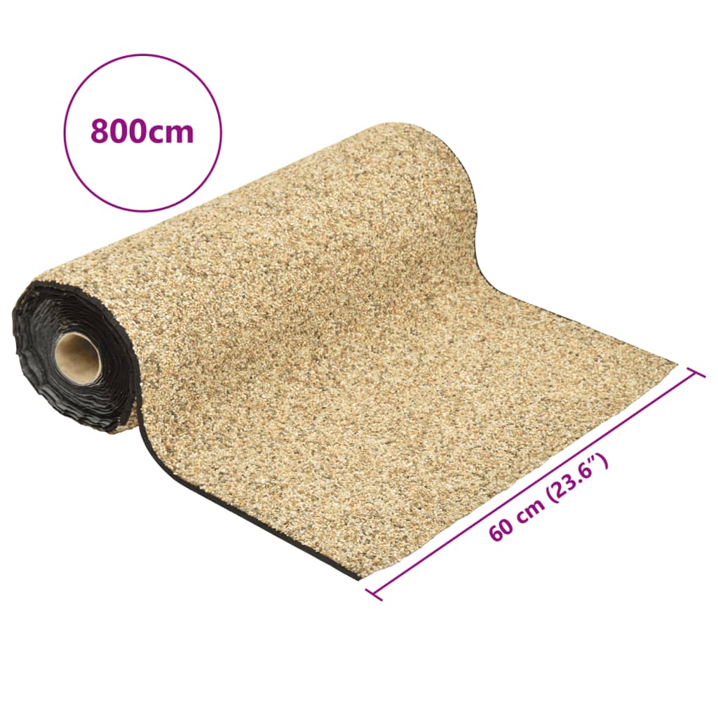 stenfolie 800x60 cm naturligt sand