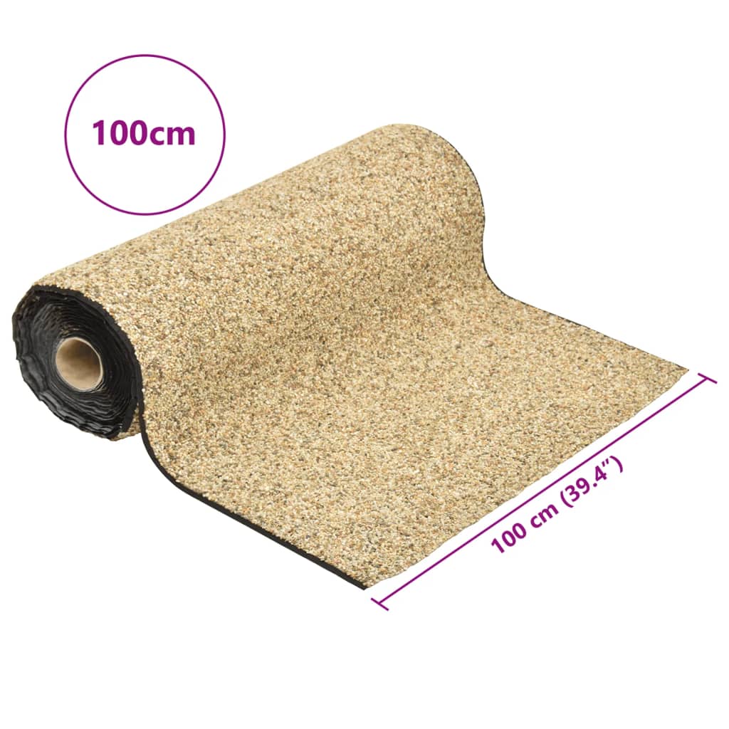 stenfolie 100x100 cm naturligt sand