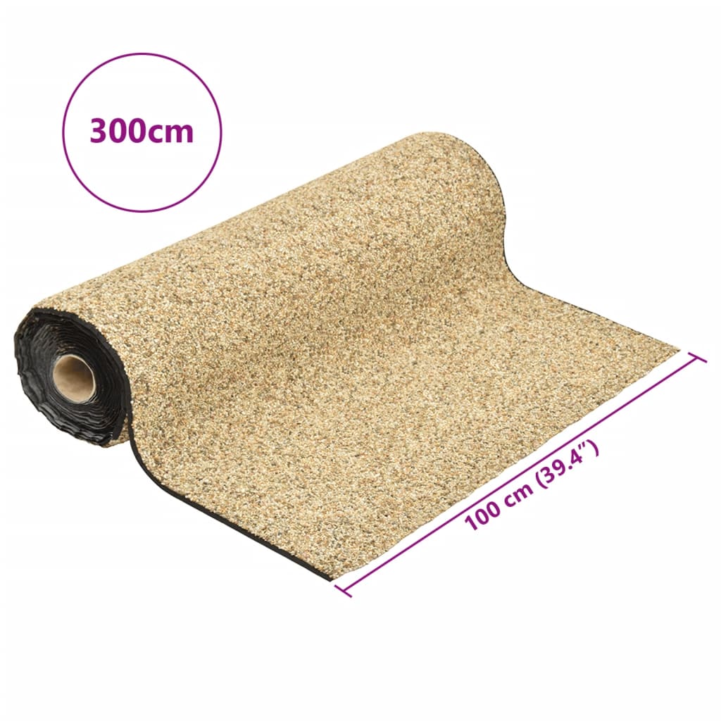 stenfolie 300x100 cm naturligt sand
