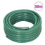 fritstående slangetromle m. tilslutningssæt 0,5" 30 m PVC grøn