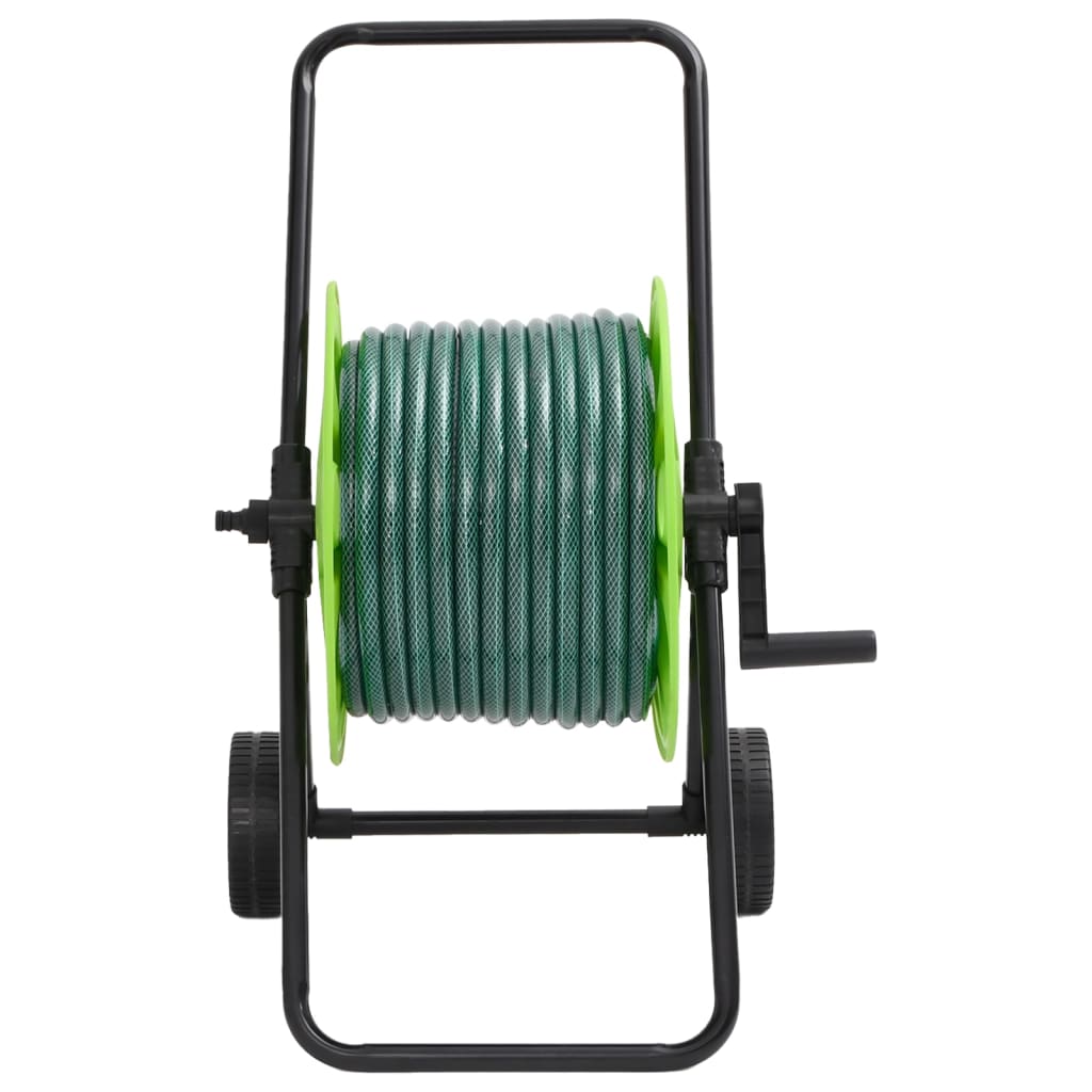 slangevogn med 30 m slange PVC grøn