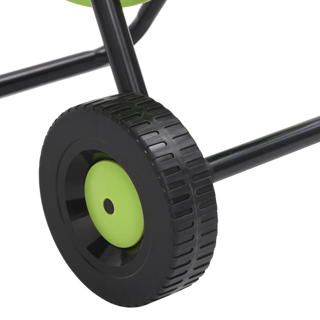 slangevogn med 30 m slange PVC grøn