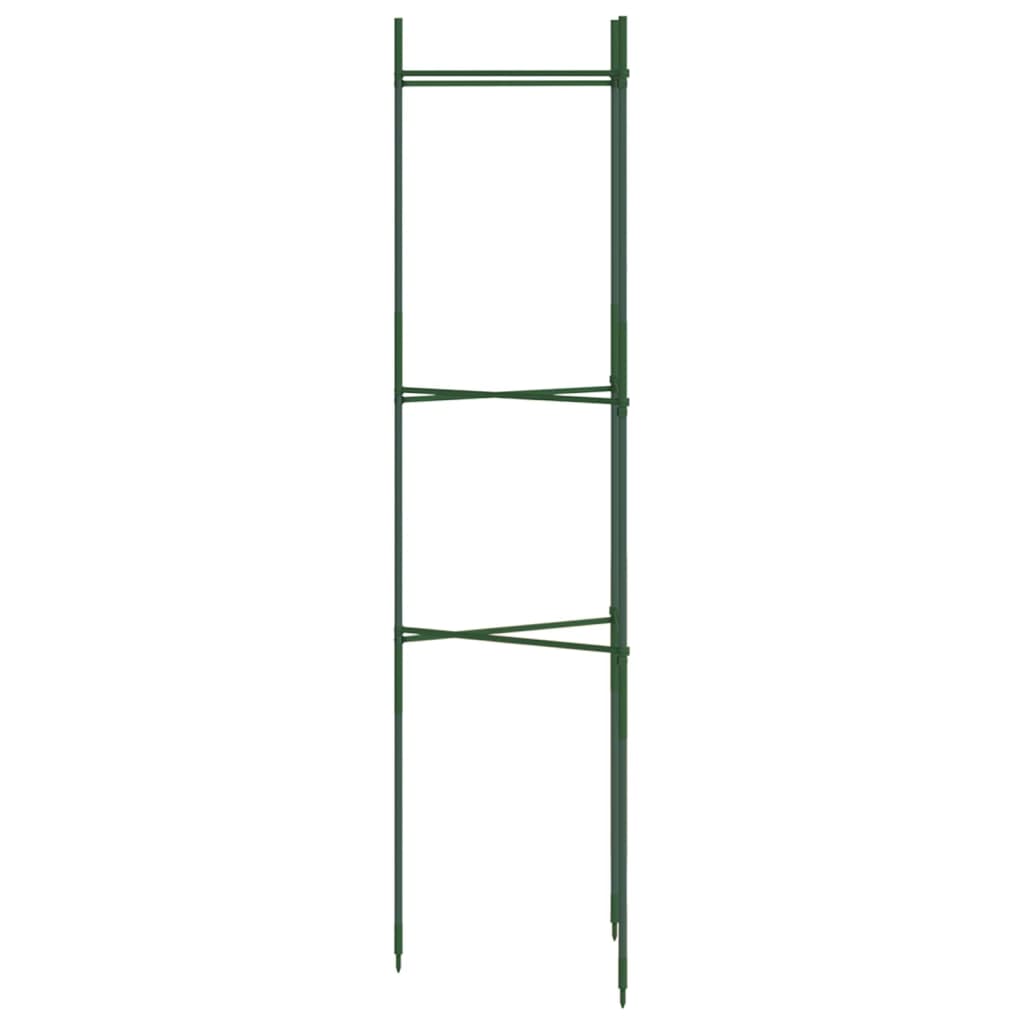 espalierer til tomater 8 stk. 116 cm stål og PP