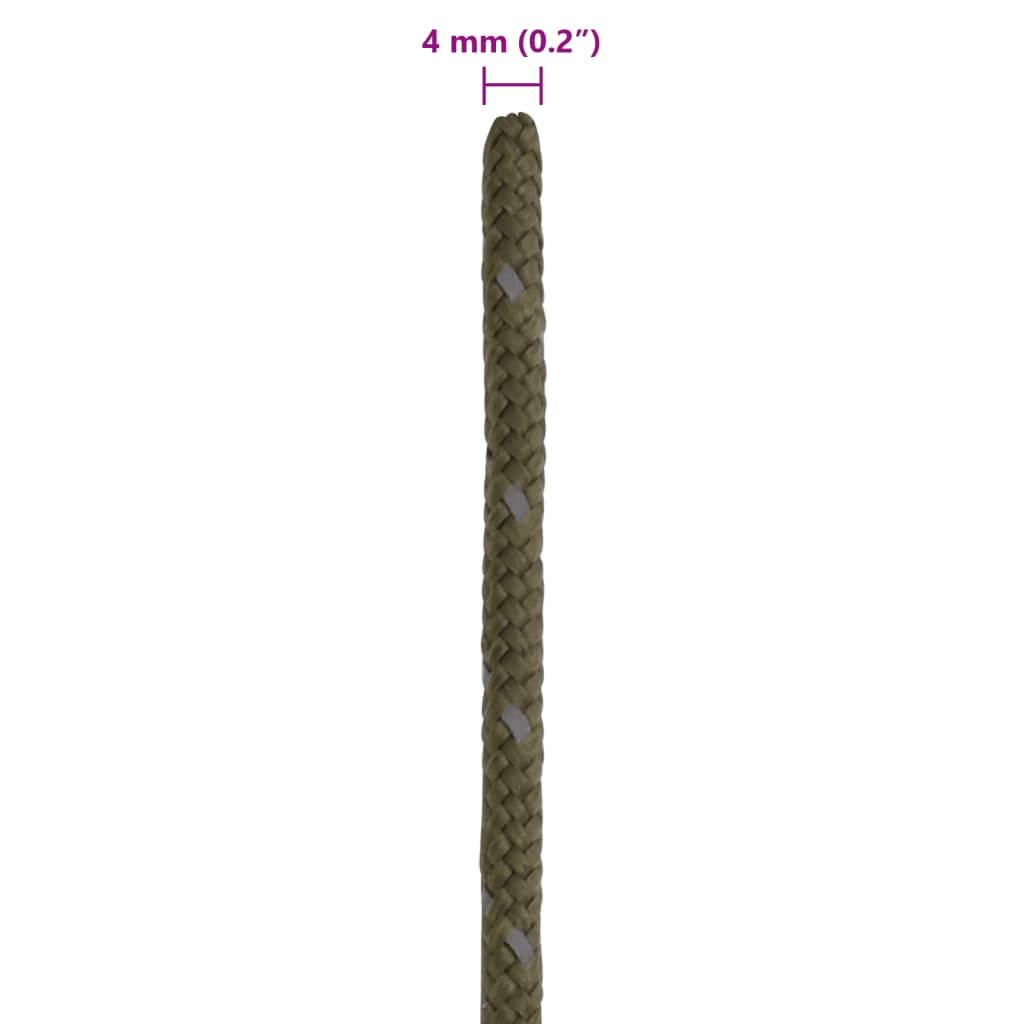 selvlysende bardunline med bardunspænder 50 m 4 mm