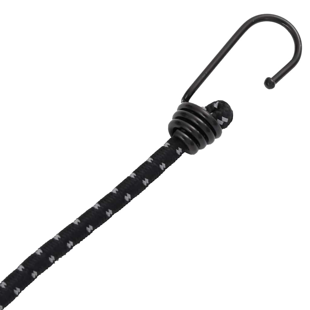 elastiksnore 25 stk. med refleksstriber og kroge 46 cm