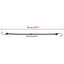 elastiksnore 50 stk. med refleksstriber og kroge 59 cm