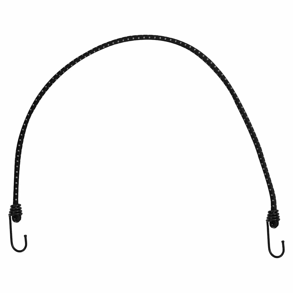 elastiksnore 50 stk. med refleksstriber og kroge 88 cm