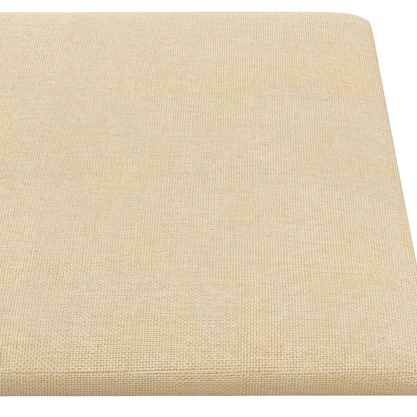 Væghovedgærde 12 stk. 30 x 15 cm Creme Stof