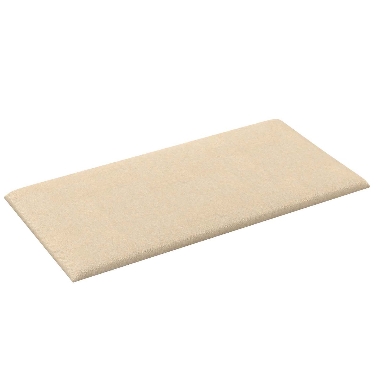 Væghovedgærde 12 stk. 30 x 15 cm Creme Stof