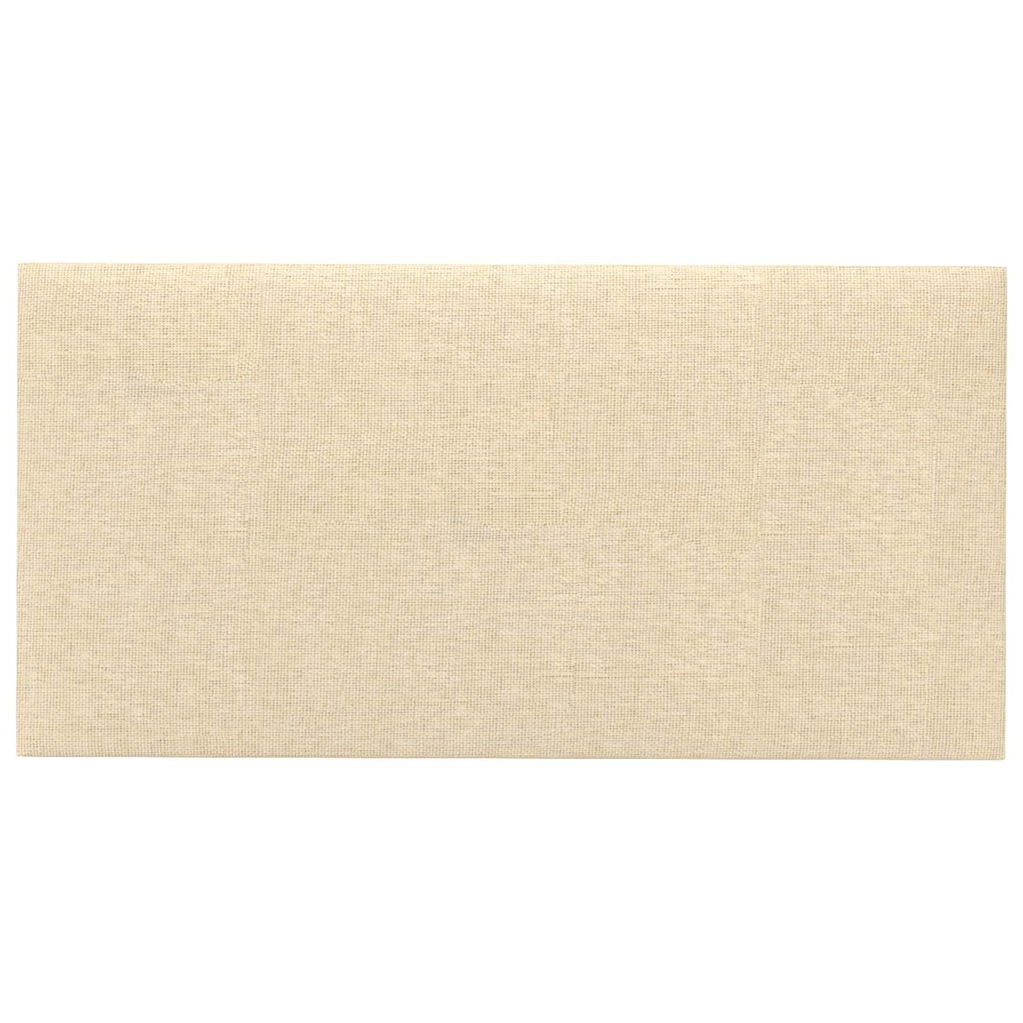 Væghovedgærde 12 stk. 30 x 15 cm Creme Stof