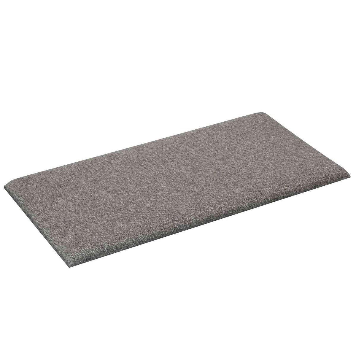 Væghovedgærde 12 stk. 30 x 15 cm Lysegrå Stof