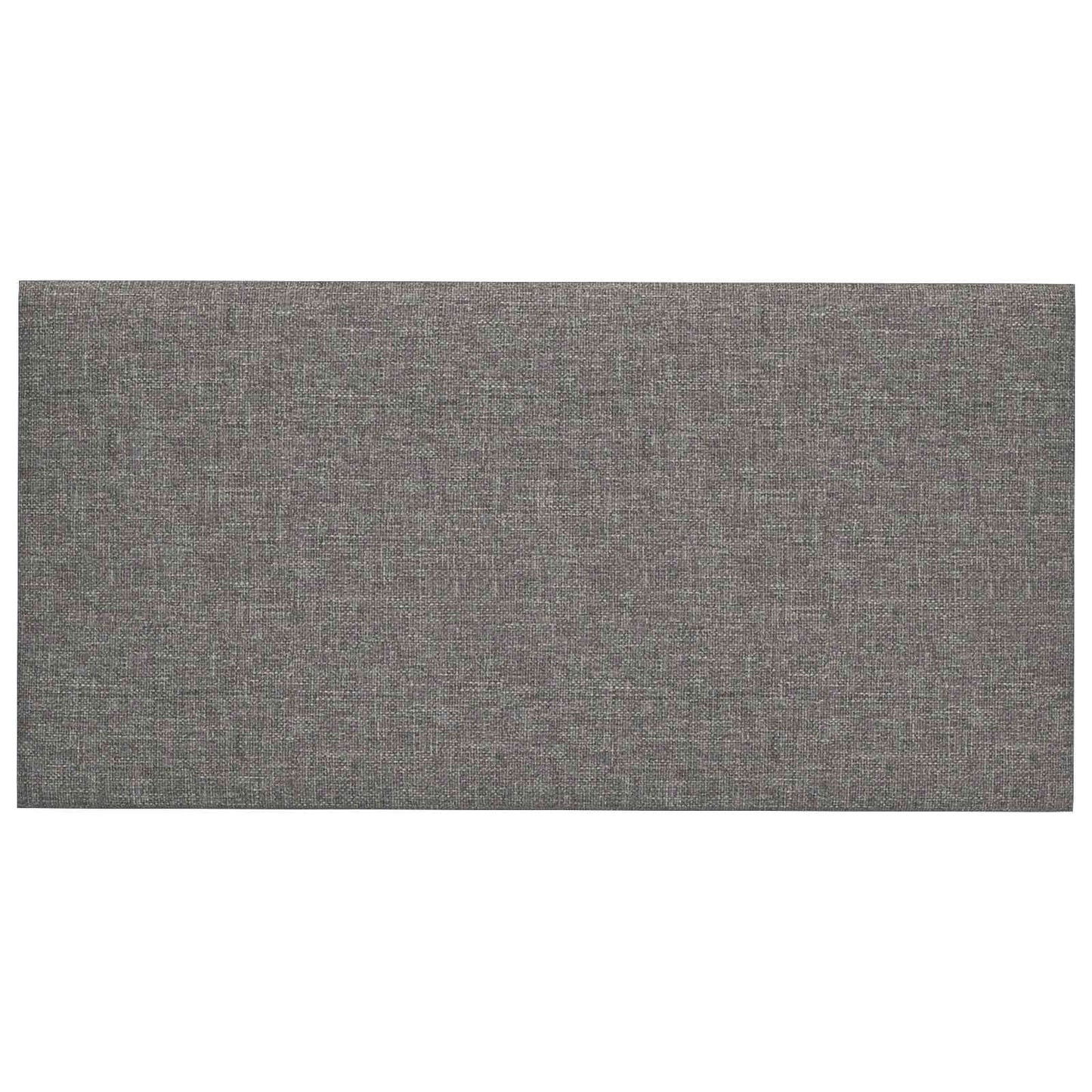 Væghovedgærde 12 stk. 30 x 15 cm Lysegrå Stof
