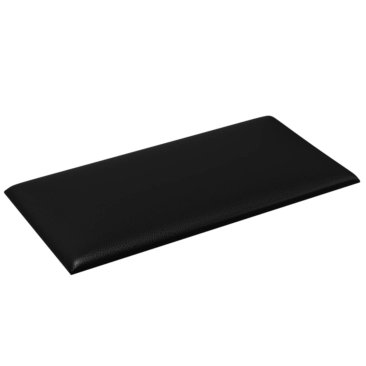Væghovedgærde 12 stk. 30 x 15 cm Sort Stof
