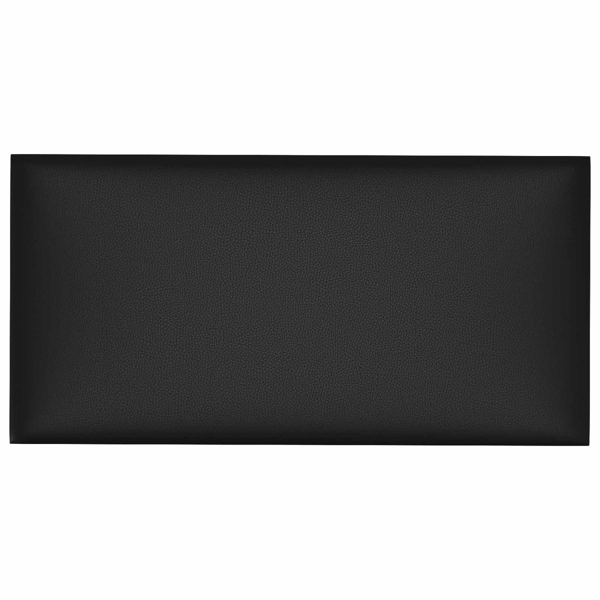 Væghovedgærde 12 stk. 30 x 15 cm Sort Stof