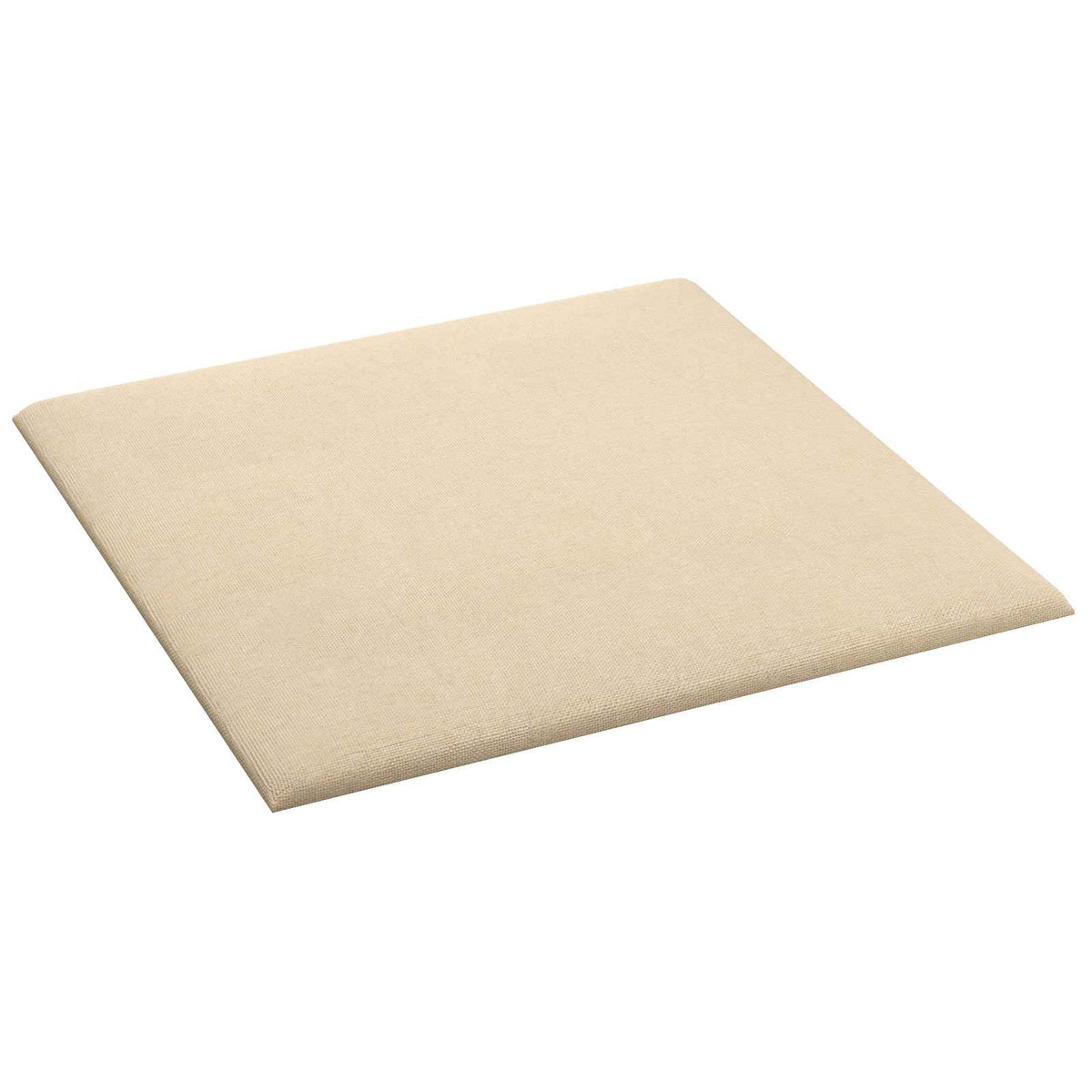 Væghovedgærde 12 stk. 30 x 30 cm Creme Stof