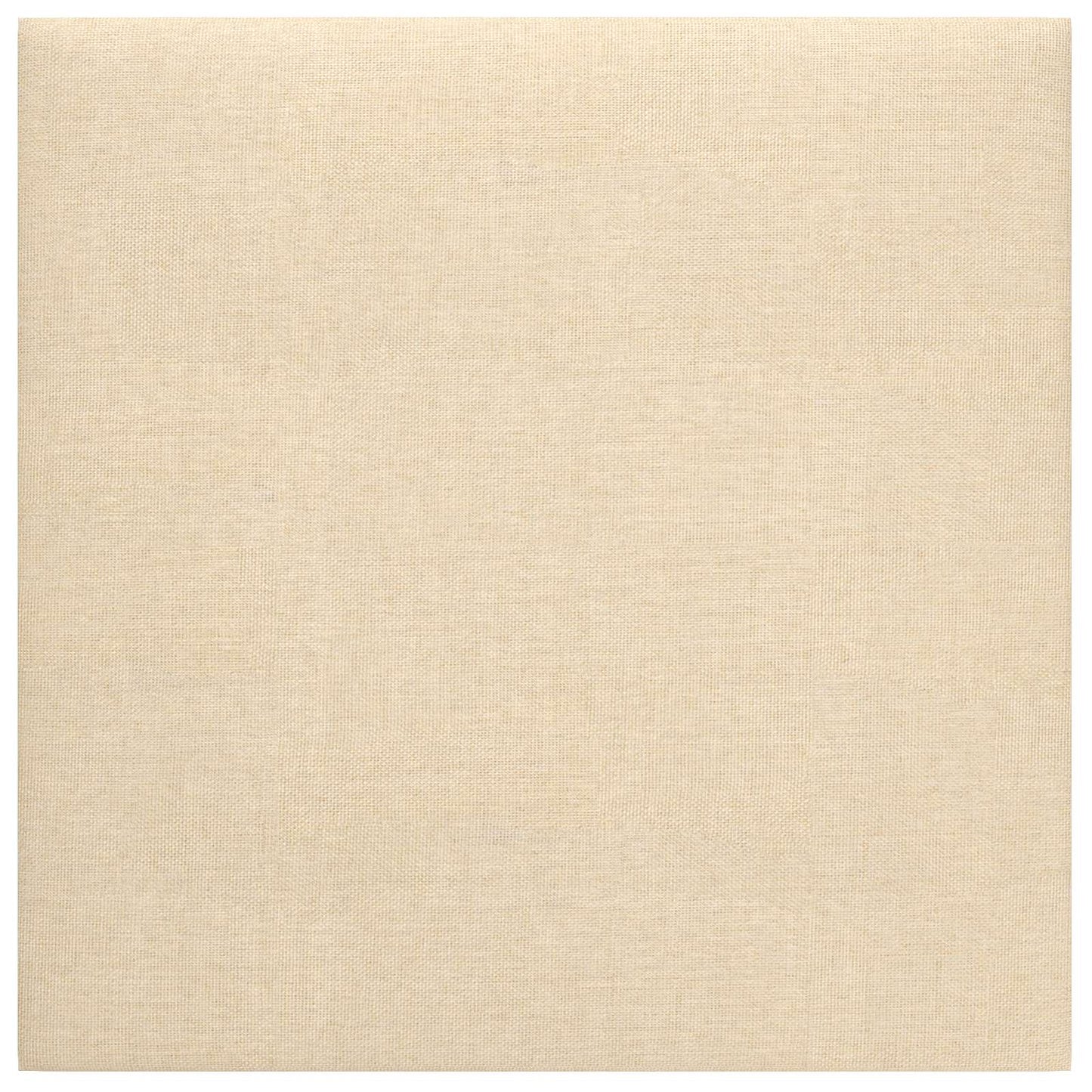 Væghovedgærde 12 stk. 30 x 30 cm Creme Stof