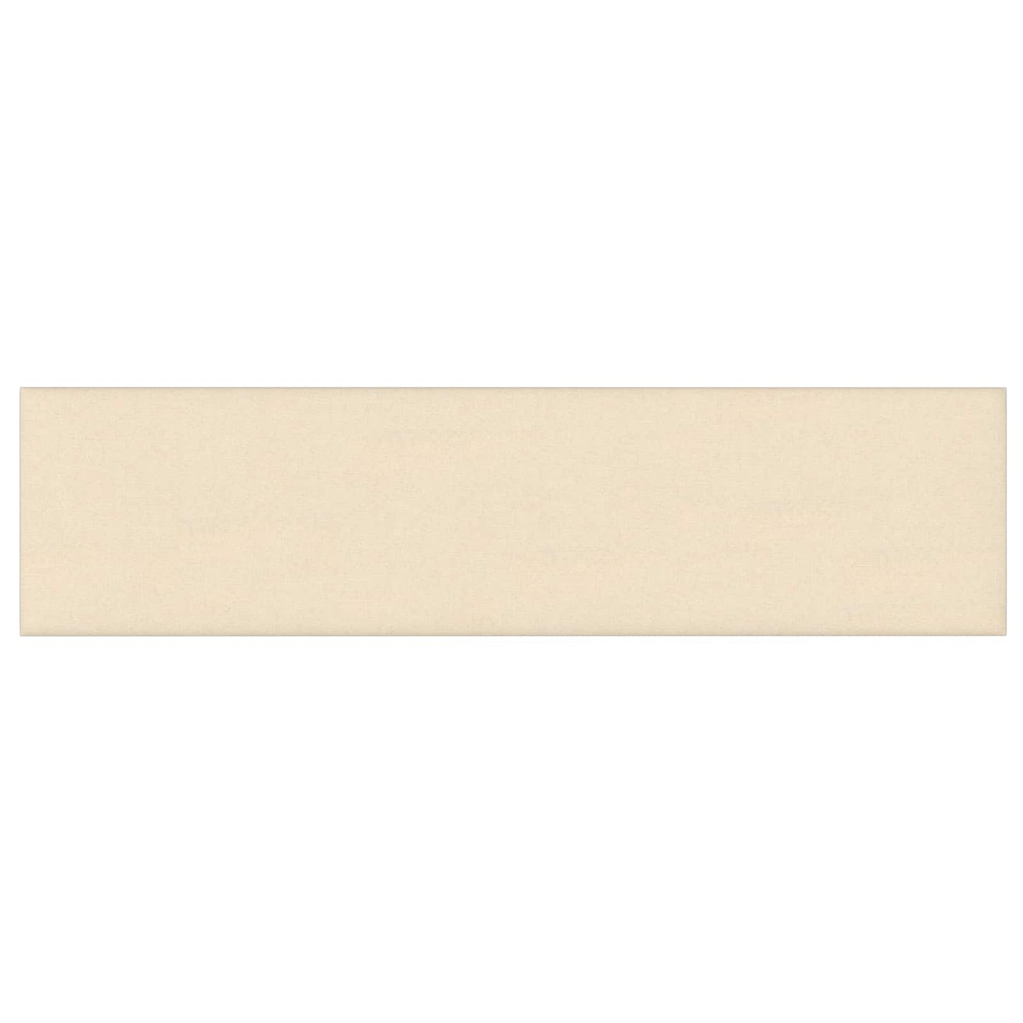 Væghovedgærde 12 stk. 60 x 15 cm Creme Stof