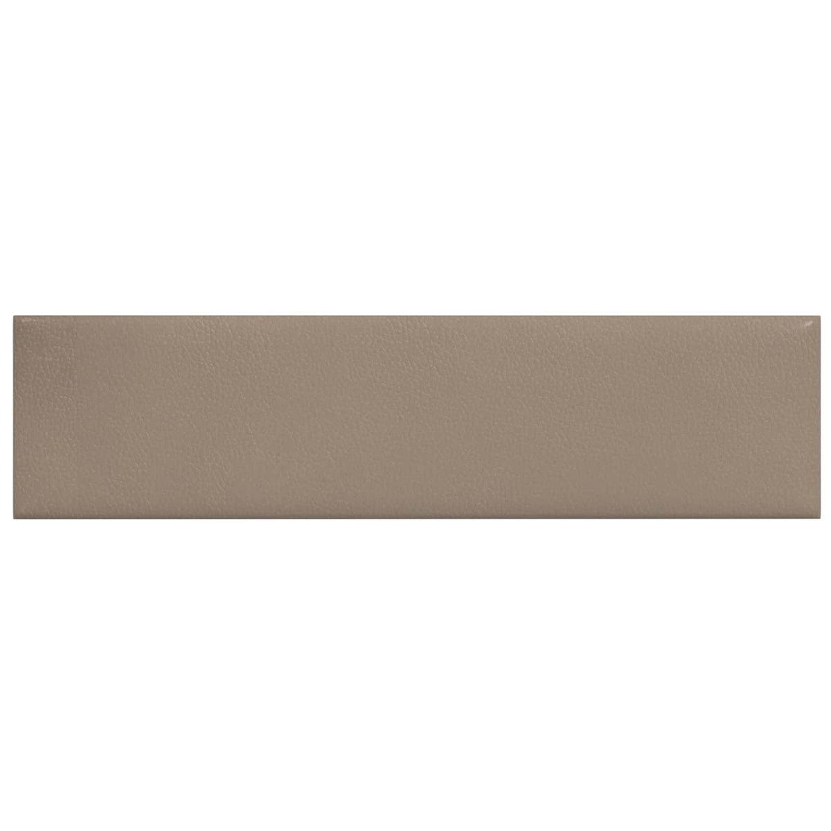 Væghovedgærde 12 stk. 60 x 15 cm Cappuccino Stof