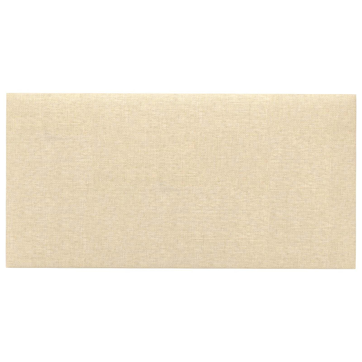 Væghovedgærde 12 stk. 60 x 30 cm Creme Stof