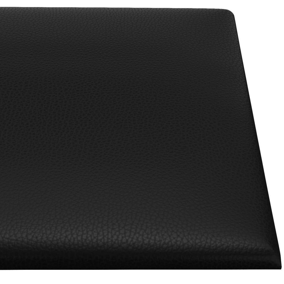 Væghovedgærde 12 stk. 60 x 30 cm Sort Stof