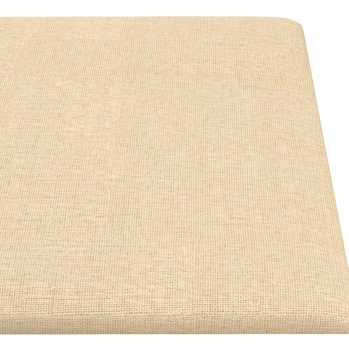 Væghovedgærde 12 stk. 90 x 15 cm Creme Stof