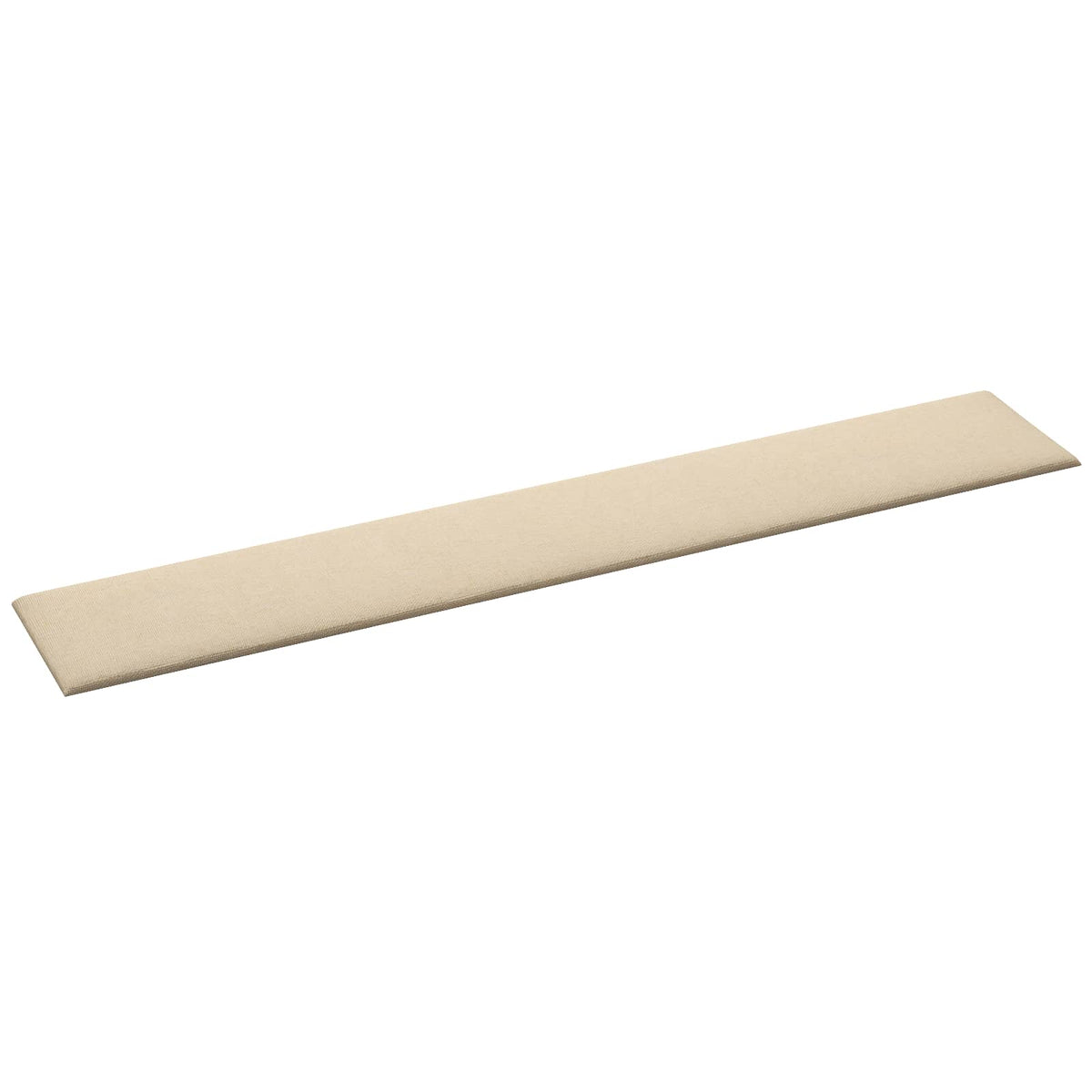 Væghovedgærde 12 stk. 90 x 15 cm Creme Stof