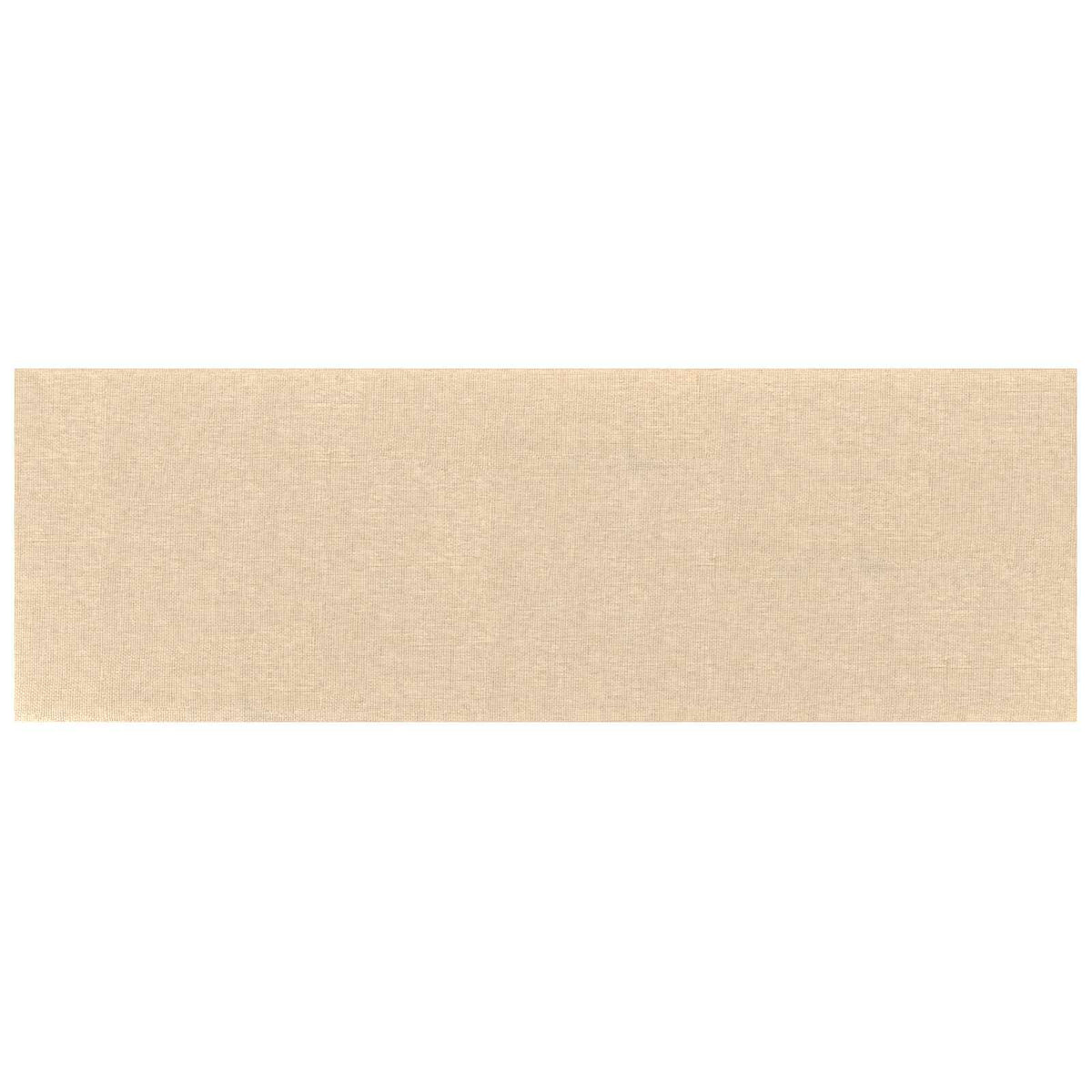 Væghovedgærde 12 stk. 90 x 30 cm Creme Stof
