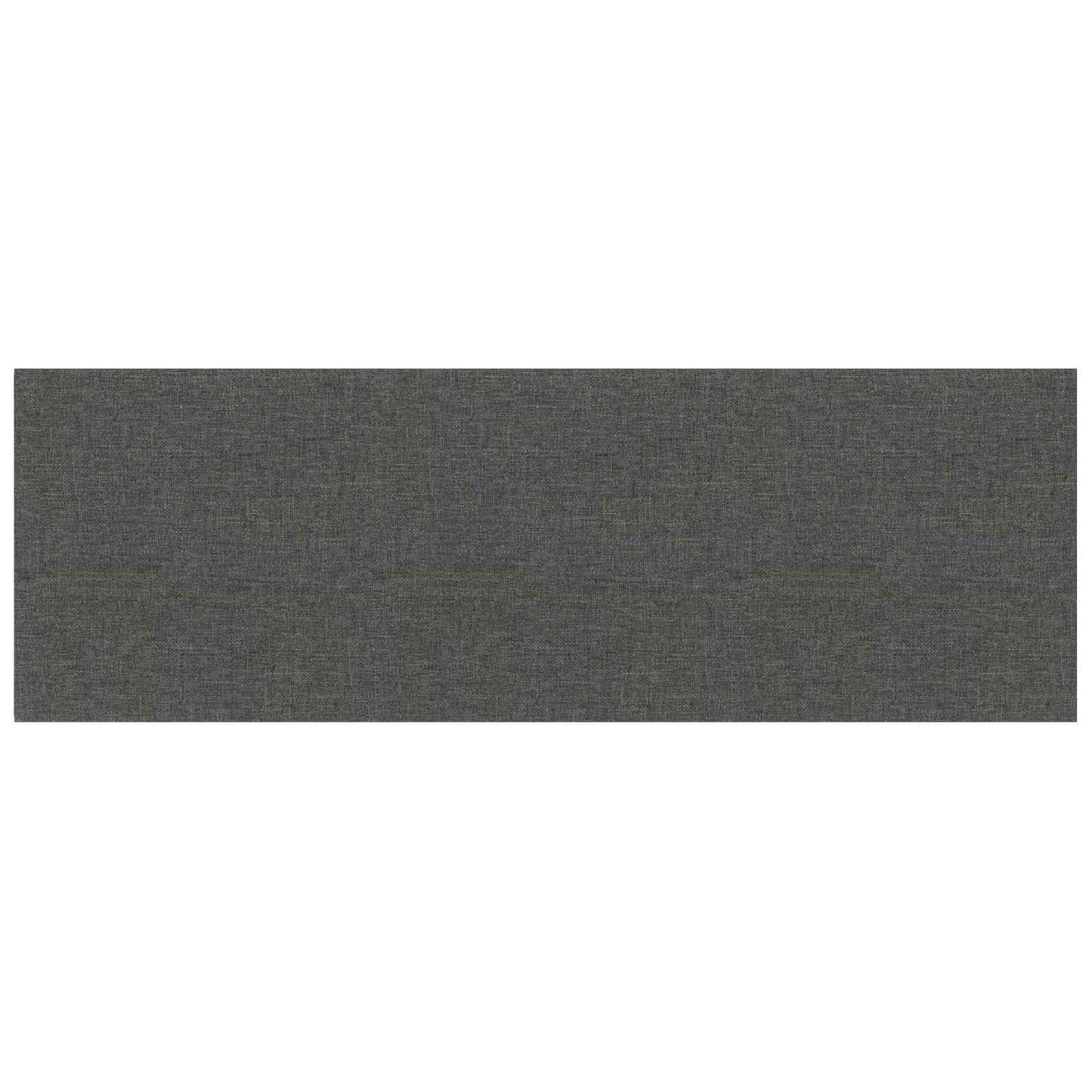 Væghovedgærde 12 stk. 90 x 30 cm Mørkegrå Stof