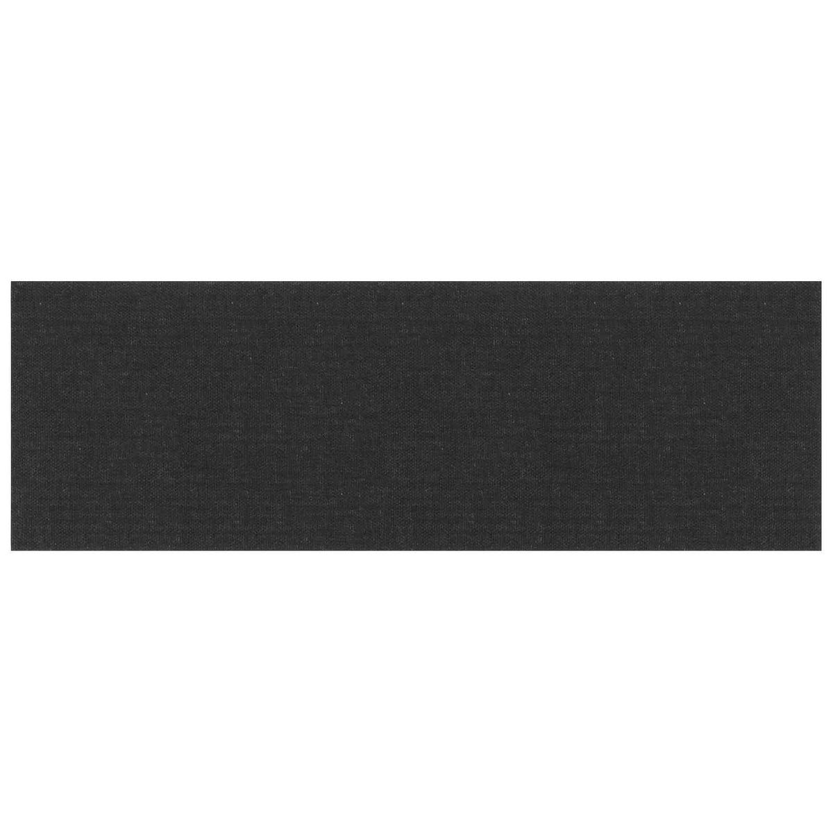 Væghovedgærde 12 stk. 90 x 30 cm Sort Stof