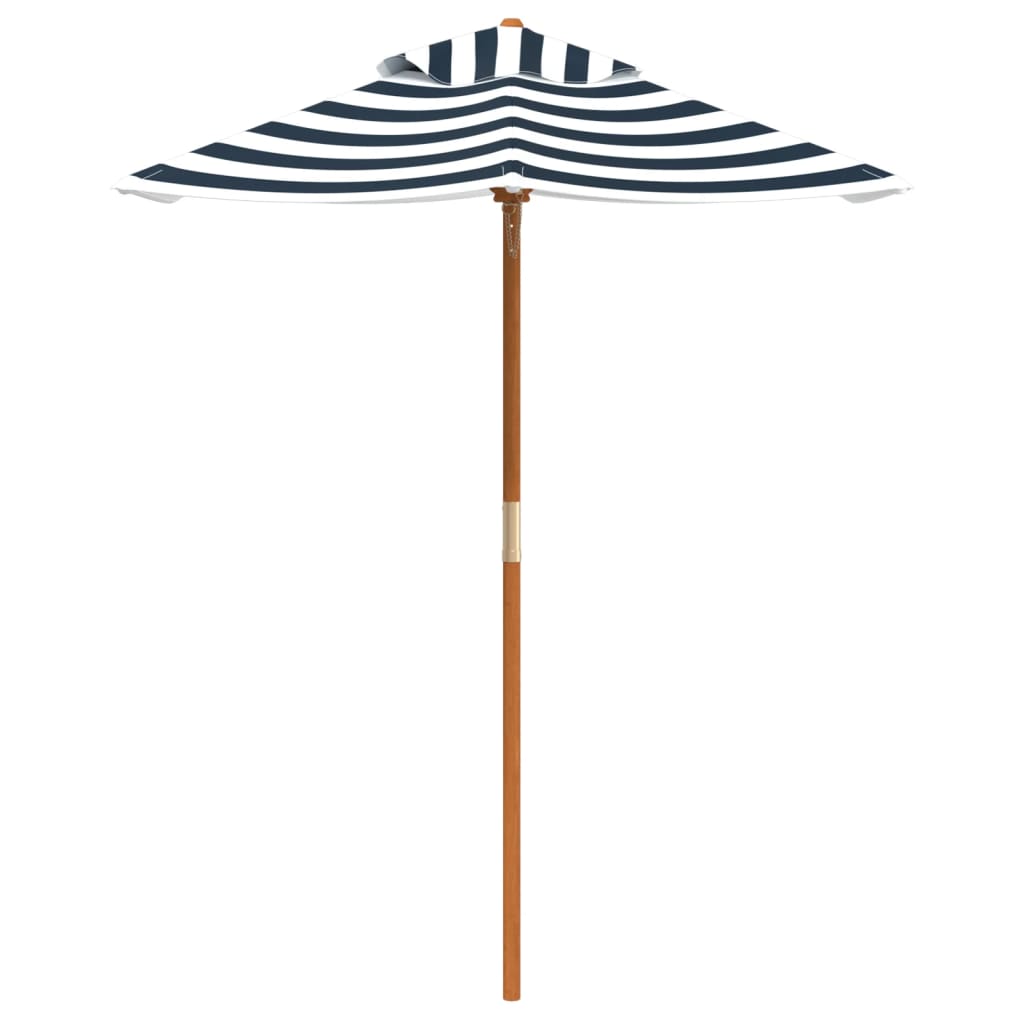 parasol med træstang Ø120x140 cm ti børn