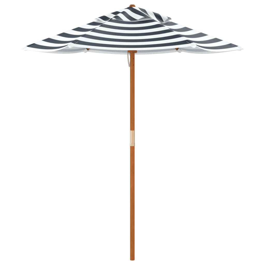 parasol med træstang Ø120x140 cm ti børn