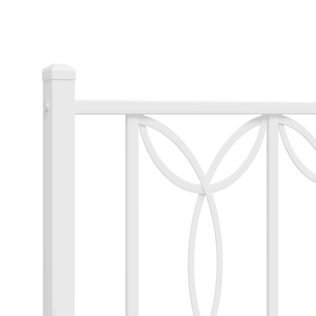 udskiftningsgavl 75 cm metal hvid